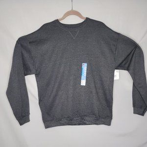 GRAY HANES CREW SWEATER SZ LARGE 42-44